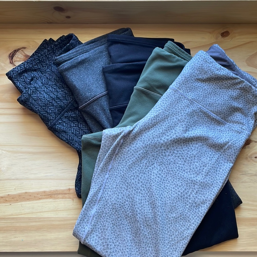 Prana leggings bundle (5) size medium